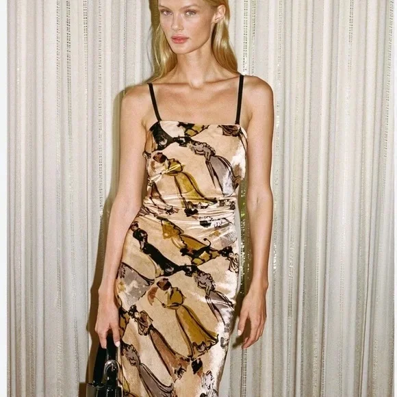 Women’s STAUD - Exclusive Ella Dress -Walk in the Park- US 4 - Picture 6 of 12